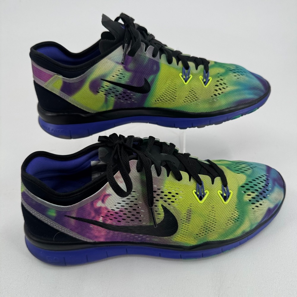 Nike Free TR‎ Fit 5 Running Jogging Shoes WOMENS Multicolor Lace Up SIZE 9.5